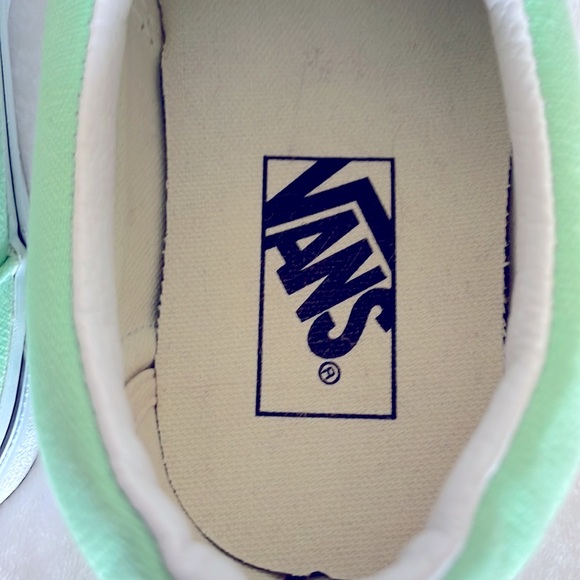 Vans Unisex Canvas Era Mint Green Sneakers - Picture 6 of 8